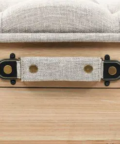 vidaXL Storage Bench 120x40x50cm Solid Wood and MDF