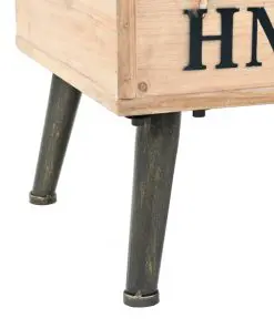 vidaXL Storage Bench 120x40x50cm Solid Wood and MDF