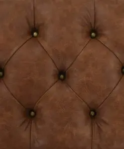 vidaXL Storage Bench 80.5x41x50 cm Solid Wood and Artificial Leather