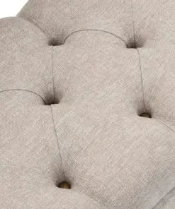 vidaXL Storage Bench with Backrest 121x53x78 cm Fabric