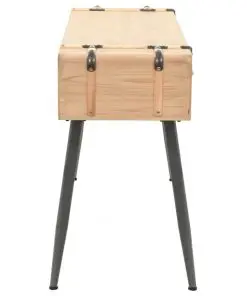 vidaXL Console Table Solid Fir Wood 115×40.5×76 cm