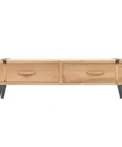 vidaXL TV Cabinet Solid Fir Wood 120x33x35 cm