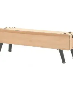 vidaXL TV Cabinet Solid Fir Wood 120x33x35 cm