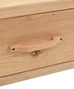 vidaXL TV Cabinet Solid Fir Wood 120x33x35 cm
