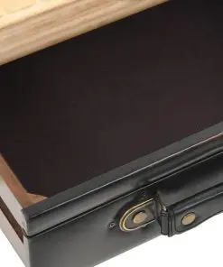 vidaXL Drawer Cabinet Solid Fir Wood 80x36x75 cm