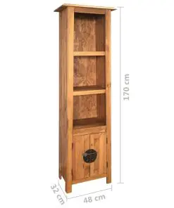 vidaXL Freestanding Bathroom Cabinet Solid Recycled Pinewood
