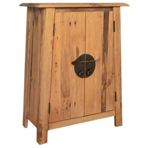 vidaXL Bathroom Side Cabinet Solid Recycled Pinewood 59x32x80 cm