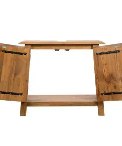 vidaXL Bathroom Furniture Set Recycled Solid Recycled Pinewood