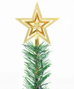 vidaXL Faux Christmas Tree Decorated with Baubles and LEDs 64cm Green