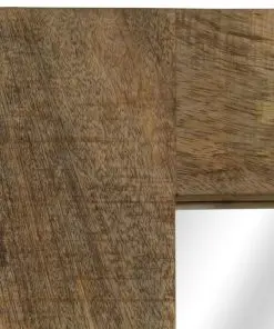 vidaXL Mirror Solid Mango Wood 50×80 cm
