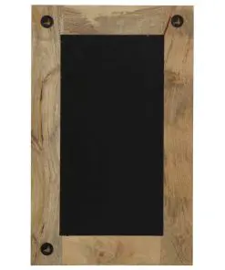 vidaXL Mirror Solid Mango Wood 50×80 cm
