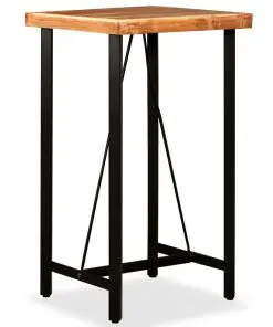 vidaXL 3 Piece Bar Set Solid Acacia and Reclaimed Wood