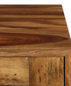 vidaXL Coffee Table Solid Sheesham Wood with Honey Finish 110x50x37 cm