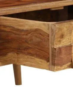 vidaXL Coffee Table Solid Sheesham Wood with Honey Finish 110x50x37 cm