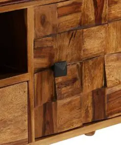 vidaXL TV Cabinet Solid Sheesham Wood with Honey Finish 140x30x40 cm