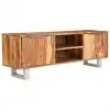 vidaXL TV Cabinet Solid Sheesham Wood with Honey Finish 118x30x40 cm