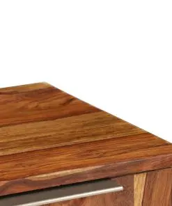 vidaXL TV Cabinet Solid Sheesham Wood with Honey Finish 118x30x40 cm