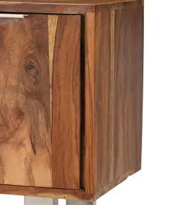 vidaXL TV Cabinet Solid Sheesham Wood with Honey Finish 118x30x40 cm