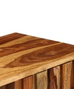 vidaXL TV Cabinet Solid Sheesham Wood 118x30x40 cm