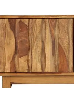 vidaXL TV Cabinet Solid Sheesham Wood 118x30x40 cm