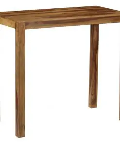 vidaXL Bar Table Solid Sheesham Wood 118x60x107 cm