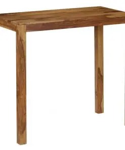 vidaXL Bar Table Solid Sheesham Wood 118x60x107 cm