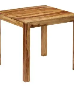 vidaXL Dining Table Solid Sheesham Wood 82x80x76 cm