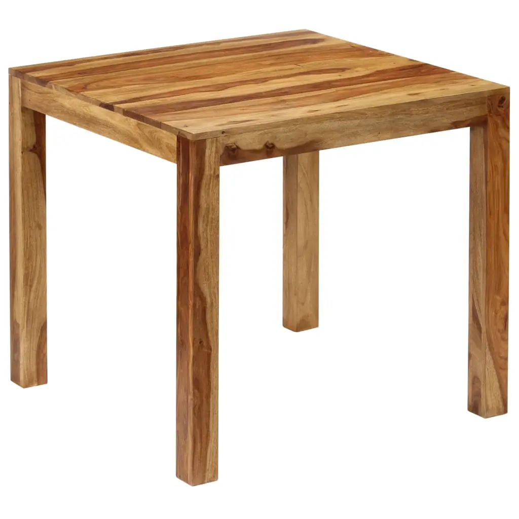 vidaXL Dining Table Solid Sheesham Wood 82x80x76 cm