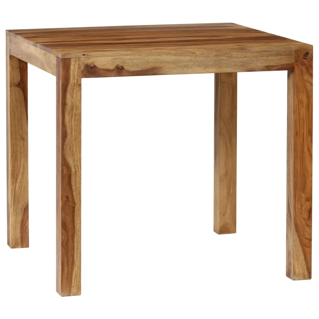 vidaXL Dining Table Solid Sheesham Wood 82x80x76 cm