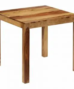 vidaXL Dining Table Solid Sheesham Wood 82x80x76 cm
