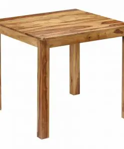 vidaXL Dining Table Solid Sheesham Wood 82x80x76 cm