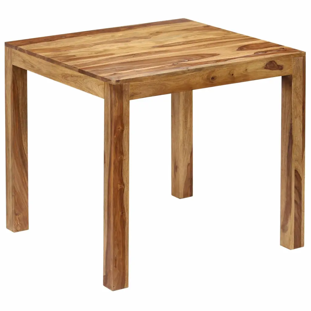 vidaXL Dining Table Solid Sheesham Wood 82x80x76 cm