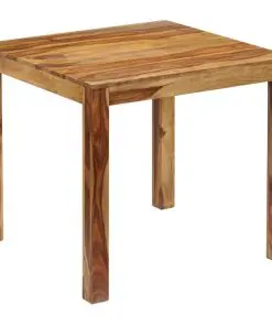 vidaXL Dining Table Solid Sheesham Wood 82x80x76 cm
