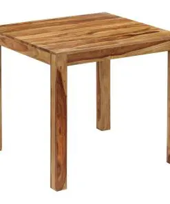 vidaXL Dining Table Solid Sheesham Wood 82x80x76 cm