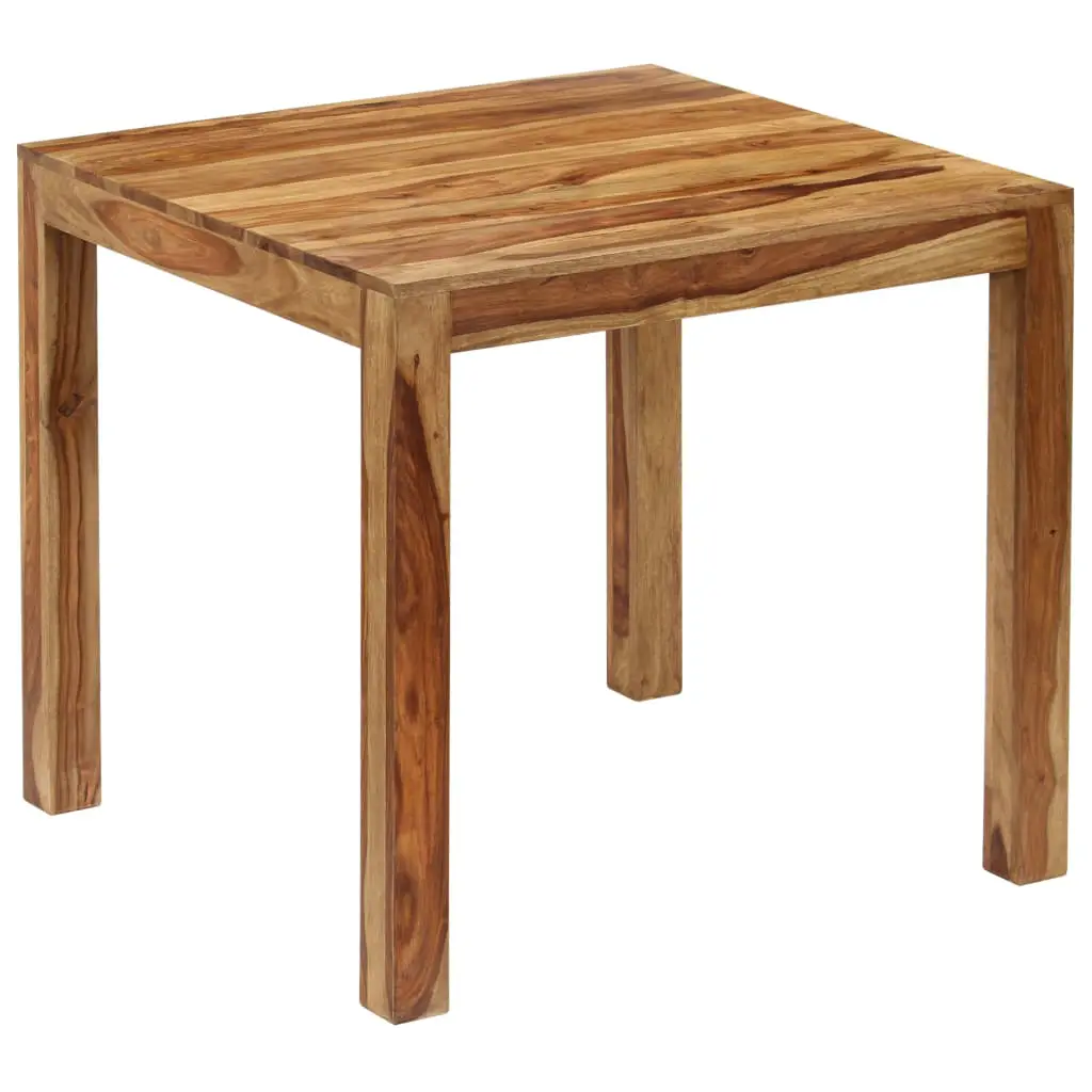 vidaXL Dining Table Solid Sheesham Wood 82x80x76 cm