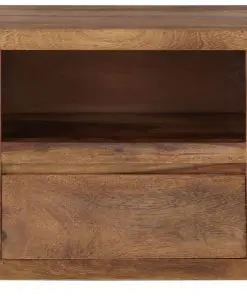 vidaXL Bedside Table Solid Sheesham Wood 40x30x35 cm