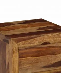 vidaXL Writing Table Solid Sheesham Wood 110x55x76 cm