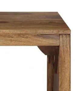 vidaXL Writing Table Solid Sheesham Wood 110x55x76 cm