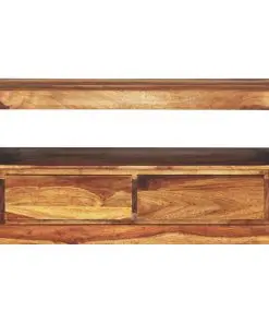 vidaXL TV Cabinet Solid Sheesham Wood 80x30x40 cm