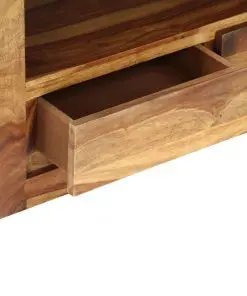 vidaXL TV Cabinet Solid Sheesham Wood 80x30x40 cm