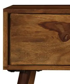 vidaXL TV Cabinet 140x50x35 cm Solid Sheesham Wood