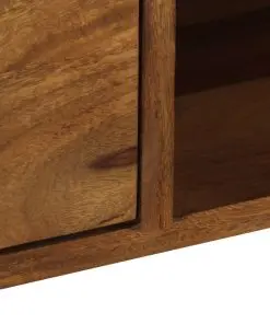 vidaXL TV Cabinet 140x50x35 cm Solid Sheesham Wood