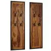 vidaXL Coat Racks 2 pcs Solid Sheesham Wood