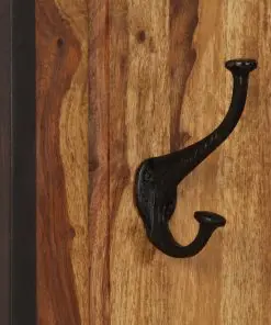 vidaXL Coat Racks 2 pcs Solid Sheesham Wood