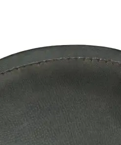 vidaXL Butterfly Chair Grey Kids Size Real Leather