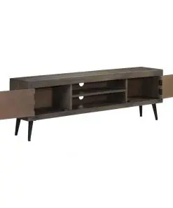 vidaXL TV Cabinet Solid Mango Wood 140x30x45 cm