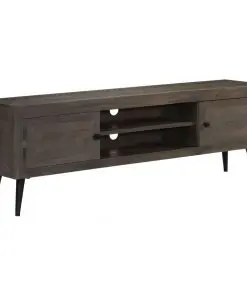vidaXL TV Cabinet Solid Mango Wood 140x30x45 cm