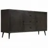 vidaXL Sideboard Solid Mango Wood 160x40x81 cm