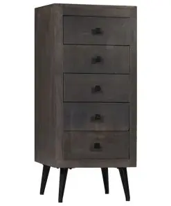 vidaXL Sideboard Solid Mango Wood 40x40x91 cm