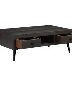 vidaXL Coffee Table Solid Mango Wood 100x60x35 cm
